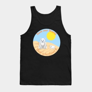 Polar bears and global warming Tank Top